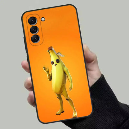 M-Midas F-Fortnite калъф за телефон за Samsung Galaxy A13,A21s,A22,A31,A32,A52,A53,A71,A80, мек черен кейс