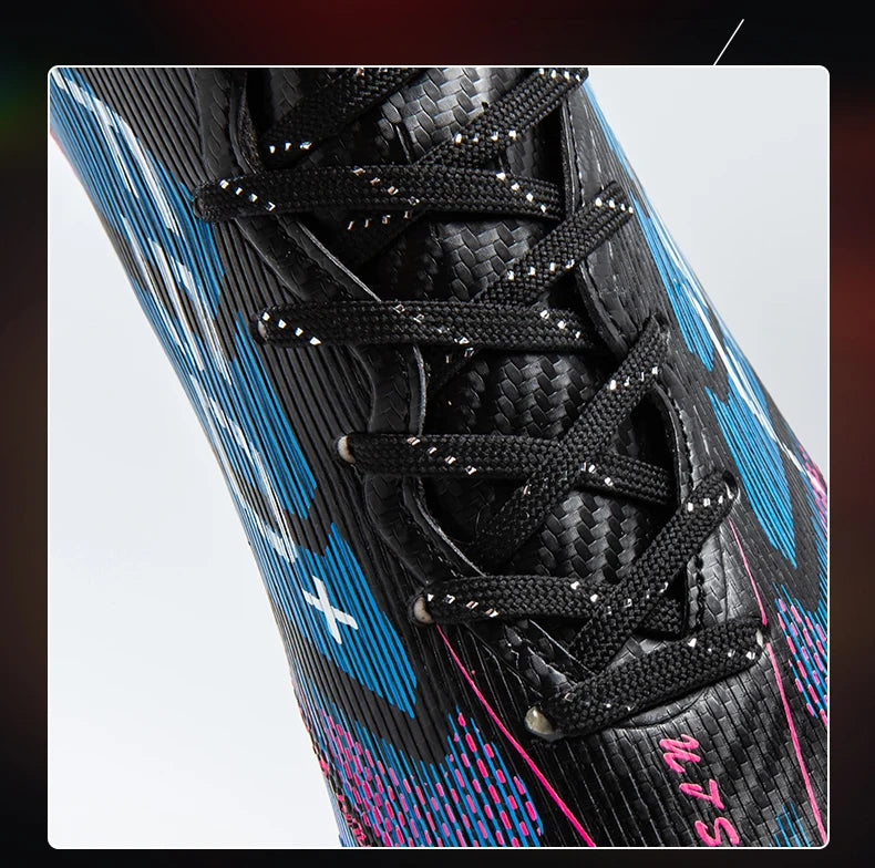 Chaussures de football pour hommes, crampons d'entraînement rapides pour terrain extérieur, chaussures de football à crampons pour terrain synthétique, baskets basses originales unisexes
