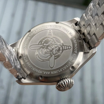 STEELFLIER Official SF743 Pilot VH31 Quartz Movement Big Onion Crown 200M Waterproof Sapphire Crystal Luxury Dive Luminous Watch