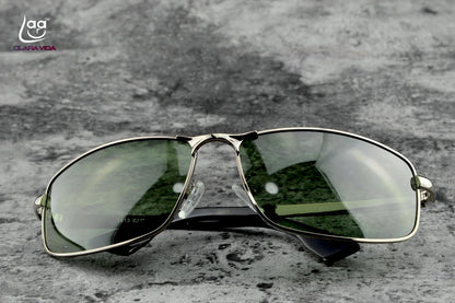 Clara Vida Military Men Darkgeen Lenses High Definition Polarized Uv400 Uv100% Sunglasses Sunshades For Out Door Drivin