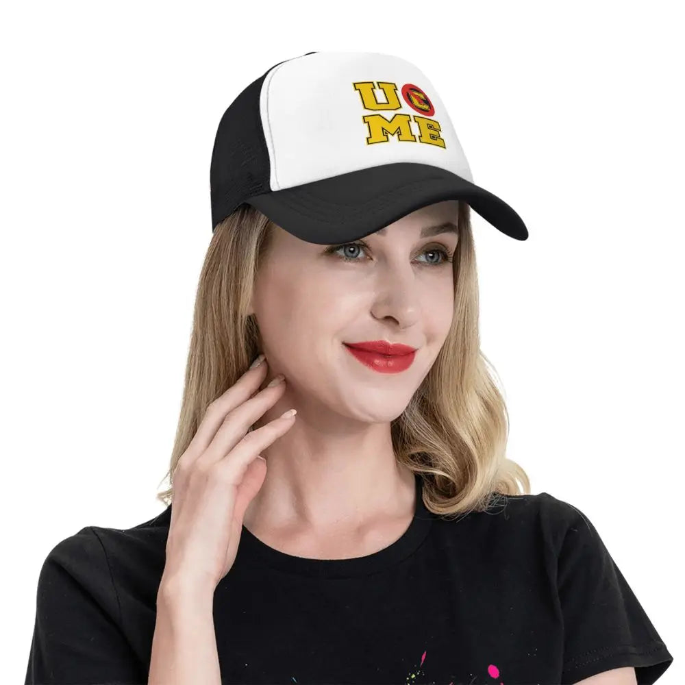 Custom C-Cena John  U Cant See Me Trucker Hat Women Men Adjustable Unisex Baseball Cap Summer Dad Hat