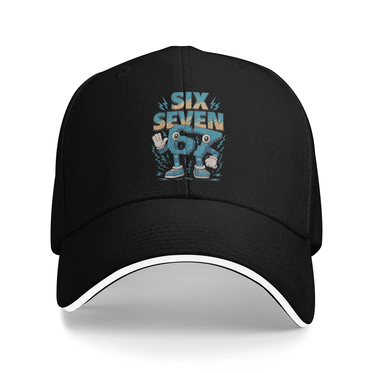 67 Six Seven 6-7 Baseballkeps Populär Steal Brainrot Gaming Meme Sandwich Caps Män Kvinnor Andningsbar Dad Hat Utomhus