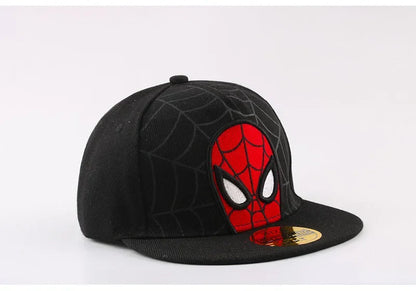 Anime Cartoon Spiderman Hats for Kids Toddler Baby Baseball Cap Spring Summer Children's Snapback Hip Hop Adjustable Caps