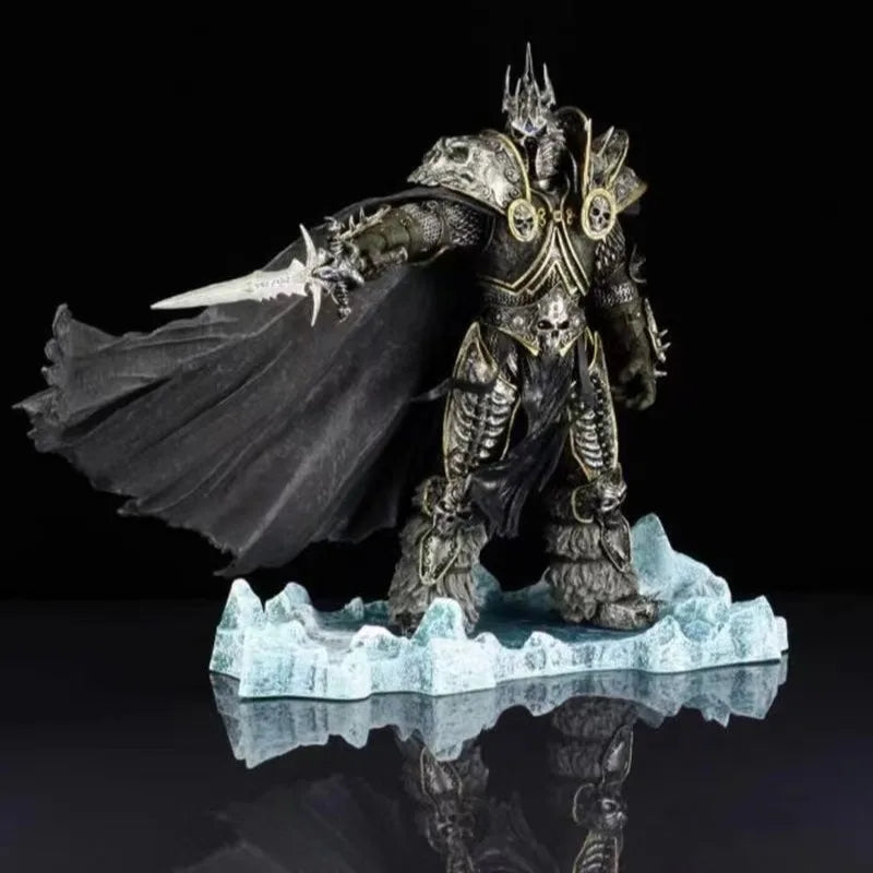 36 cm-es World of Warcraft játék-kiegészítők 7. Lich King Illidan Stormrage anime figura modell asztali dekoráció ajándékok játékok gyerekeknek