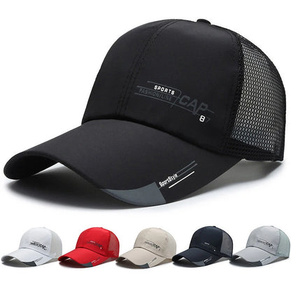 Sombrero de pescador de malla transpirable, informal, de secado rápido y de estilo coreano para hombre, ideal para el verano