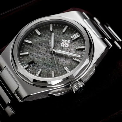 IX&DAO 2025 Novo Relógio Masculino Warrior Automático Mecânico 37mm Movimento Miyota 9015 Safira Aço Inoxidável Impermeável 10Bar BGW