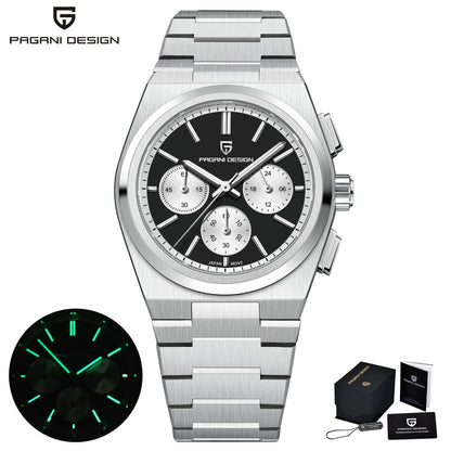 PAGANI DESIGN Men Quartz Watches Sports Waterproof WristWatch for Men Sapphire Glass Automatic Watch Relogio Masculino PD1761