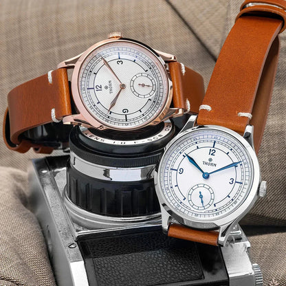 Thorn T001 Quartz Watch Fashion Sapphire Waterproof Grilled Men Watch VD78 Movement 316L Stainless Steel Business Luxurys Watch
