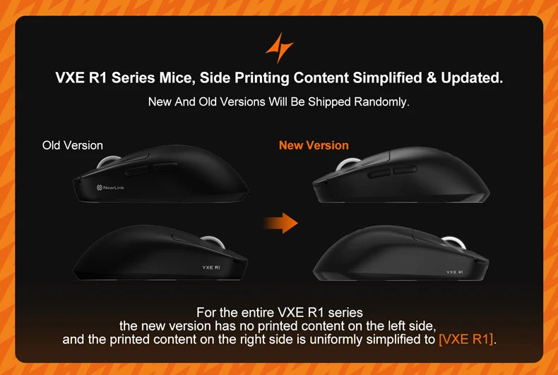 Ratón gaming inalámbrico ATK VXE Dragonfly R1 Pro MAX PAW3395 R1 SE Plus personalizado para esports y FPS, recargable y ligero