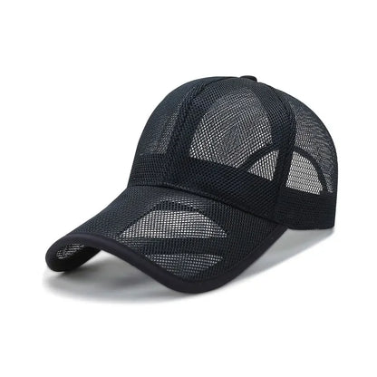 Breathable Sun Protection Caps Fashion Men Women Full Mesh Hats Summer Sunscreen Hats Sun Protection Caps Baseball Cap