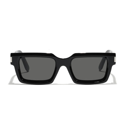 Ruiao 2026 retro black designer sunglasses vintage for women luxury square rectangular man UV400 Propionate insert pin eyewear