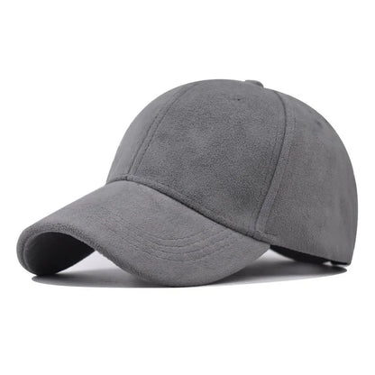 Casual Baseball Caps For Women Men Fashion Suede Hat Autumn Winter Outdoor Sun Caps Snapback Hats Unisex Solid Color Hip Hop Hat