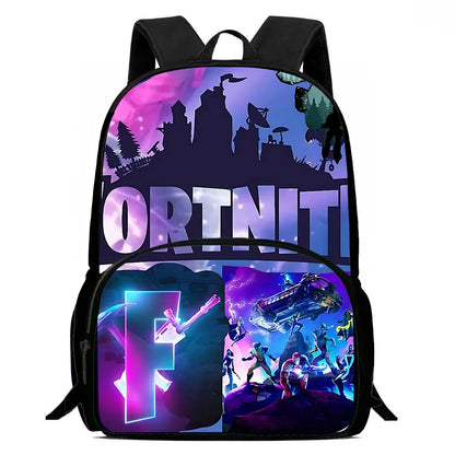 Mochilas infantiles Classic Game Fortnites para niños y niñas, regalo de cumpleaños para estudiantes, bolsas escolares de gran capacidad, mochila de camping duradera