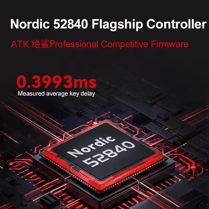 ATK BlazingSky F1 Extreme Ασύρματο Gaming Ποντίκι PAW3950 Ultra Dual-Mode 8000Hz 35g Ελαφρύ Ποντίκι E-sports FPS