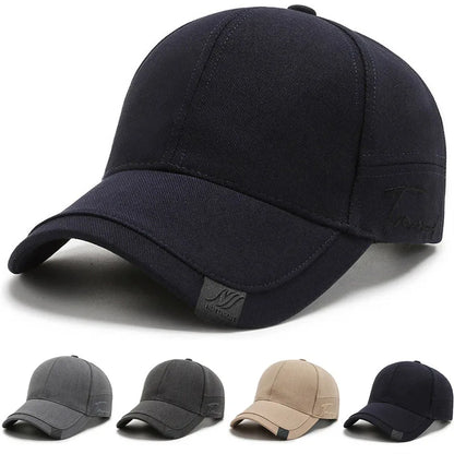 Dry Quickly Sun Cap Woman Outdoors Casual Sport Hat Men Big Size Baseball Cap 60-65cm Adjustable Sun Visor Cap Peaked Cap