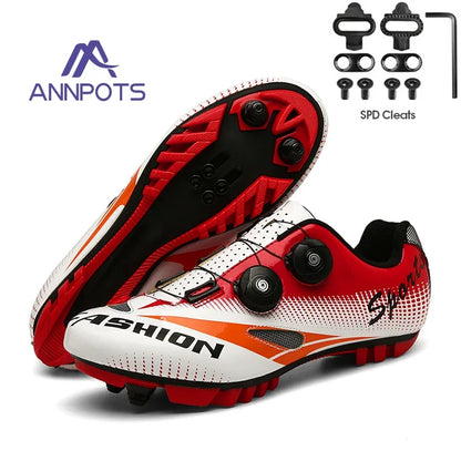 2023 New Road Bicycle Shoes Men Cycling Sneaker Mtb Clits Route Cleat Dirt Bike Speed Flat Sports Racing Women Spd Pedal Shoes