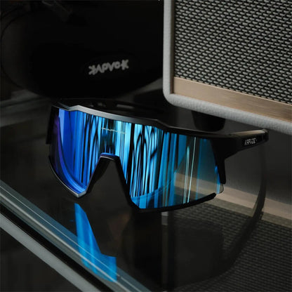Kapvoe Cycling Glasses Bike Cycling Goggles Outdoor UV400 Cycling Sunglasses Sports Built-in Myopia Frame MTB Bicycle Glasses