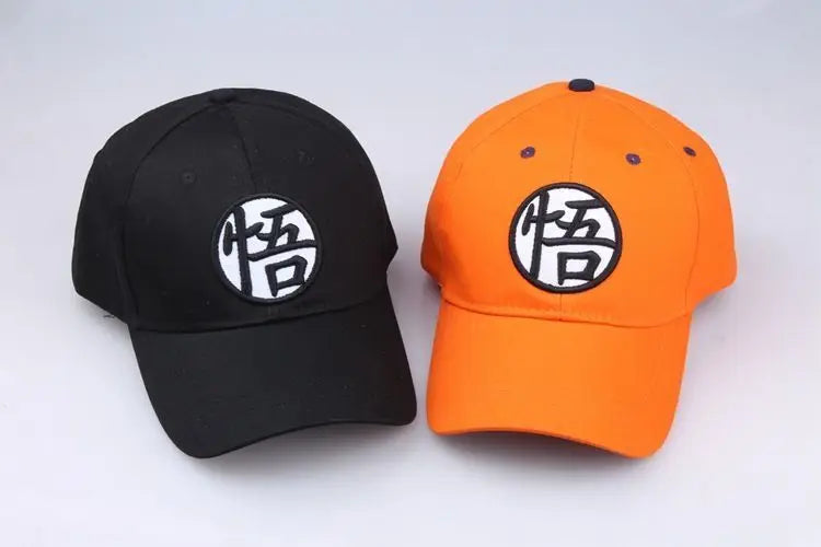 Dragon Ball Son Goku baseball cap with high-quality embroidery print unisex summer sunshade round crown wide brim duckbill hat