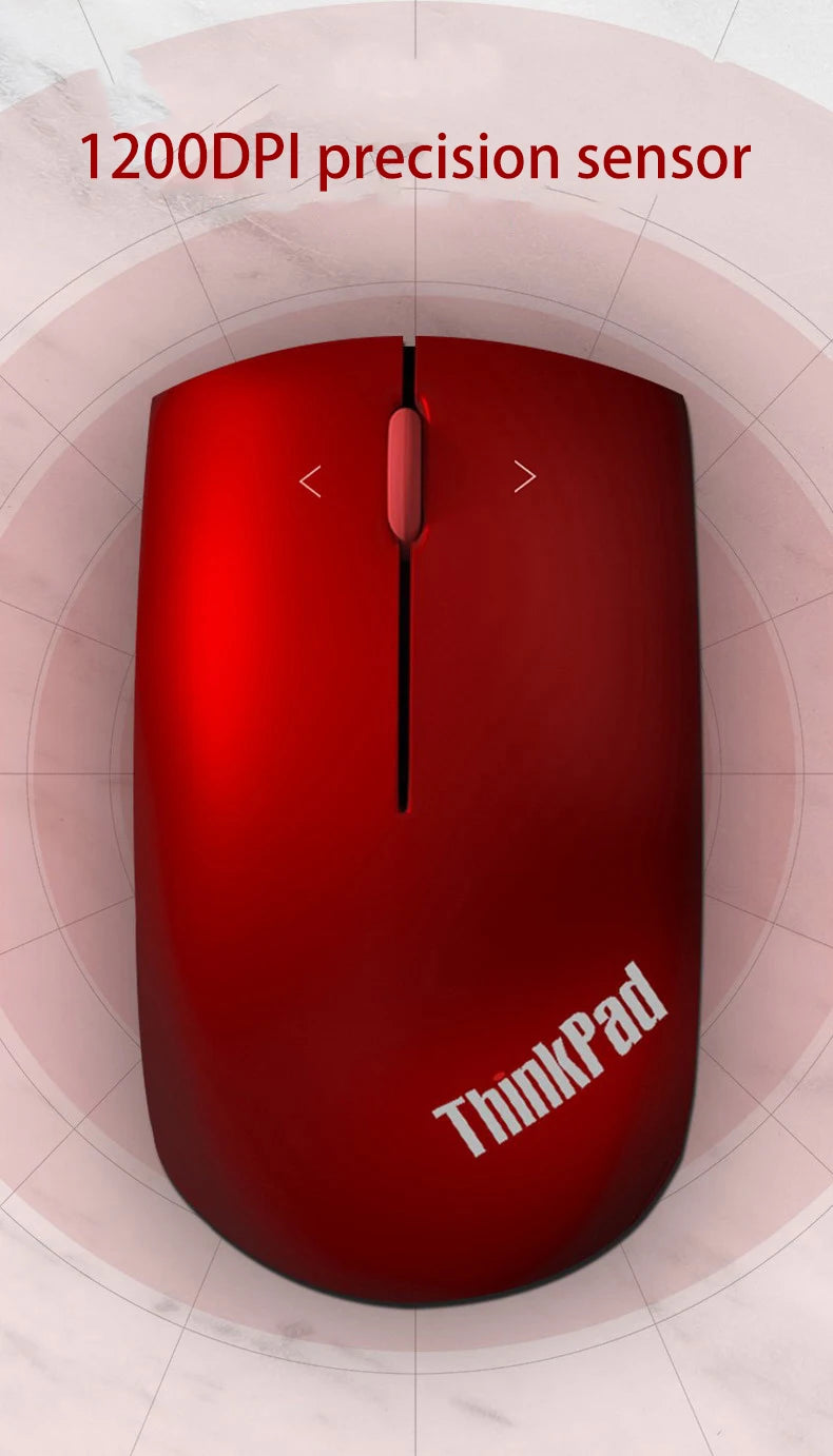 Mouse Lenovo ThinkPad Office Mouse 4Y50Z21427 Black Bluetooth + Wireless Dual-Mode Mouse