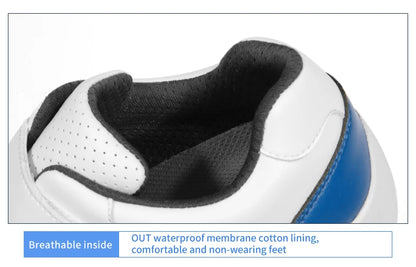 PGM Scarpe da golf per bambini e bambine, scarpe da ginnastica antiscivolo in pelle per l'outdoor, scarpe sportive per bambini XZ054