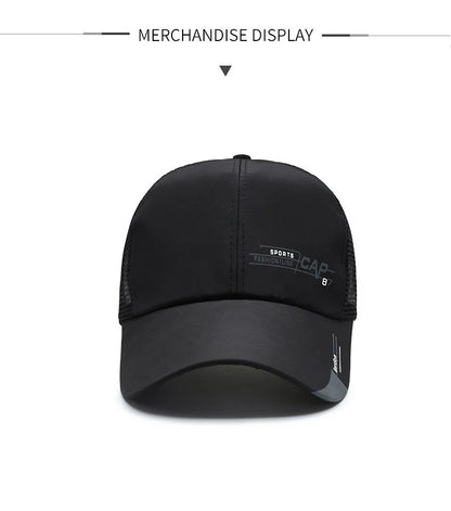 Sombrero de pescador de malla transpirable, informal, de secado rápido y de estilo coreano para hombre, ideal para el verano