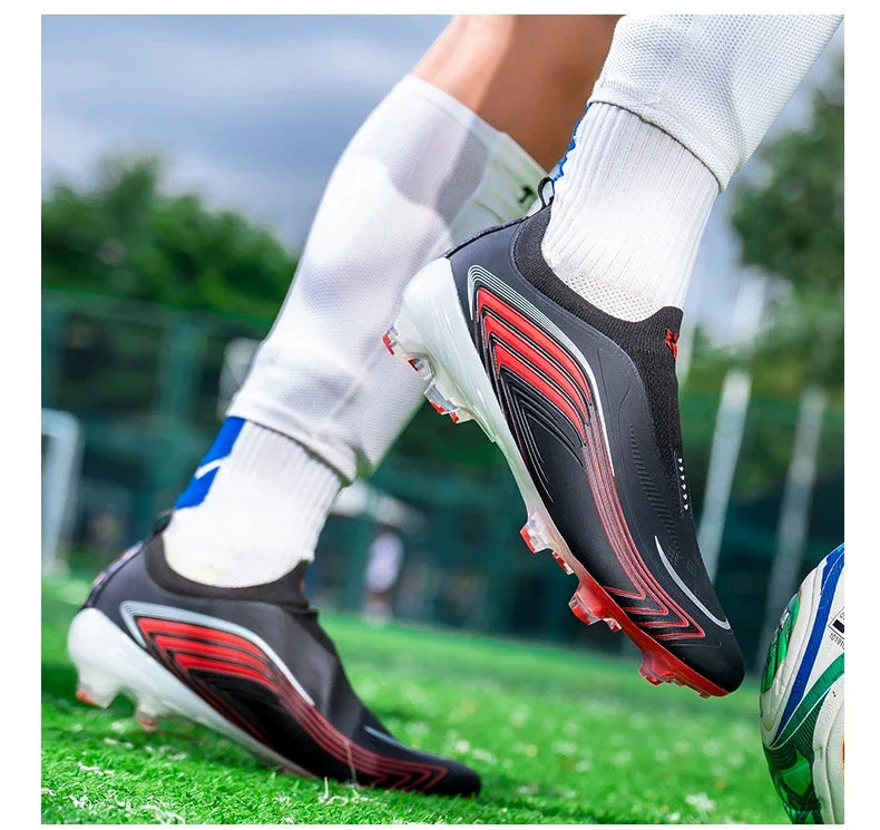 Nouvelles chaussures de football pour hommes, baskets d'entraînement de haute qualité, chaussures de soccer, crampons pour terrain en herbe, futsal, matchs en salle, antidérapantes, best-seller, pour l'extérieur