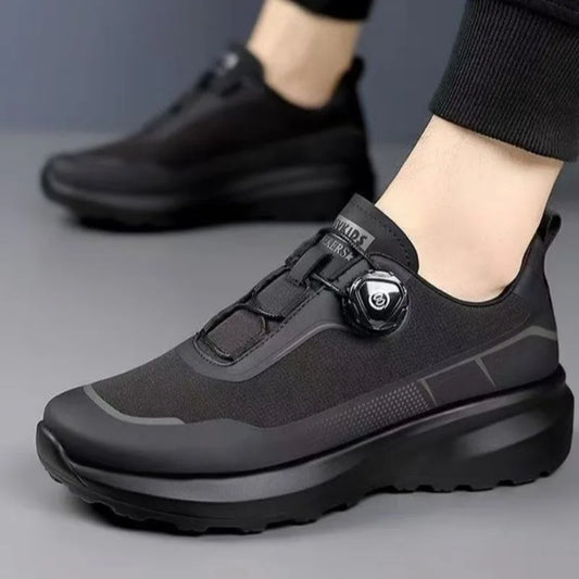 Originalne nove muške casual tenisice s rotirajućim gumbom i platformom za vožnju, hodanje, za van, otporne na habanje, trkaće sportske cipele Plus