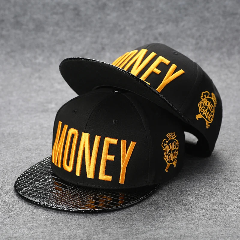 Baseballcap mit flachem Schirm, Buchstabenstickerei für Herren, vielseitig kombinierbar, Damen-Sommer-Hip-Hop-Hut, Outdoor-Sonnenschutz, verstellbare Schirmmütze