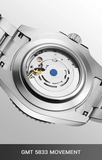 Carbon Fiber Watches Men 10Bar Waterproof Watch GMT Automatic Watches Luminous Calendar Diving Watch 41MM Watches for Man reloj