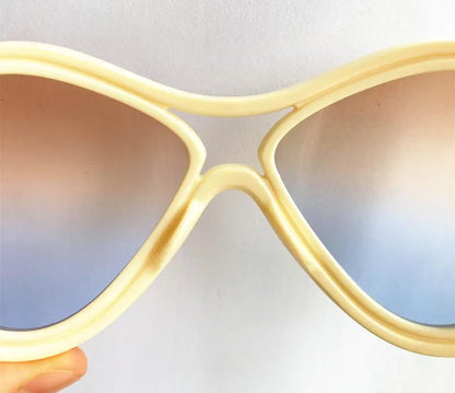 NEW Sunglasses Unisex Sun Glasses Anti-UV Spectacles Oversize Frame Eyeglasses Personality Ornamental Simplity Google