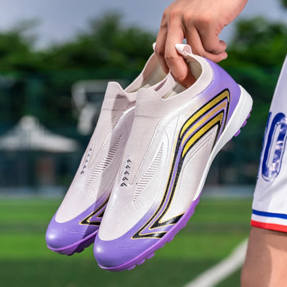 Chaussures de football pour hommes, crampons antidérapants, idéales pour l'entraînement sur gazon et les matchs quotidiens, parfaites pour l'exercice et le football, Chuteira Campo