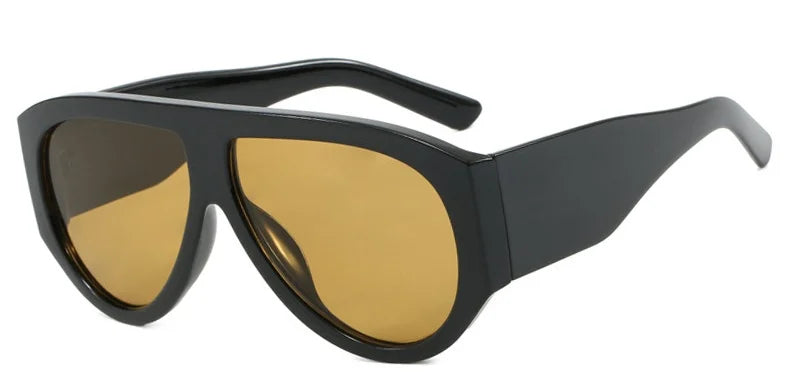 Luxury Pilot Oversized Sunglasses Women Brand Designer Big Frame Gradient Sun Glasses Fashion Goggle Shades Oculos De Sol