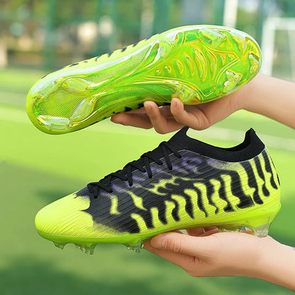 Chaussures de football professionnelles pour hommes, chaussures de football de société, crampons, chaussures de football d'intérieur et d'extérieur, chaussures d'entraînement originales, baskets rapides