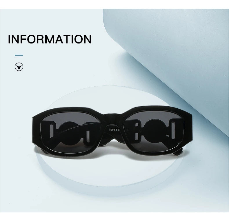 Vintage Square Luxury Small Frame Sunglasses Men Women Rectangle Brand Design Fashion Square Sun Glasses Shades Vintage Glasses