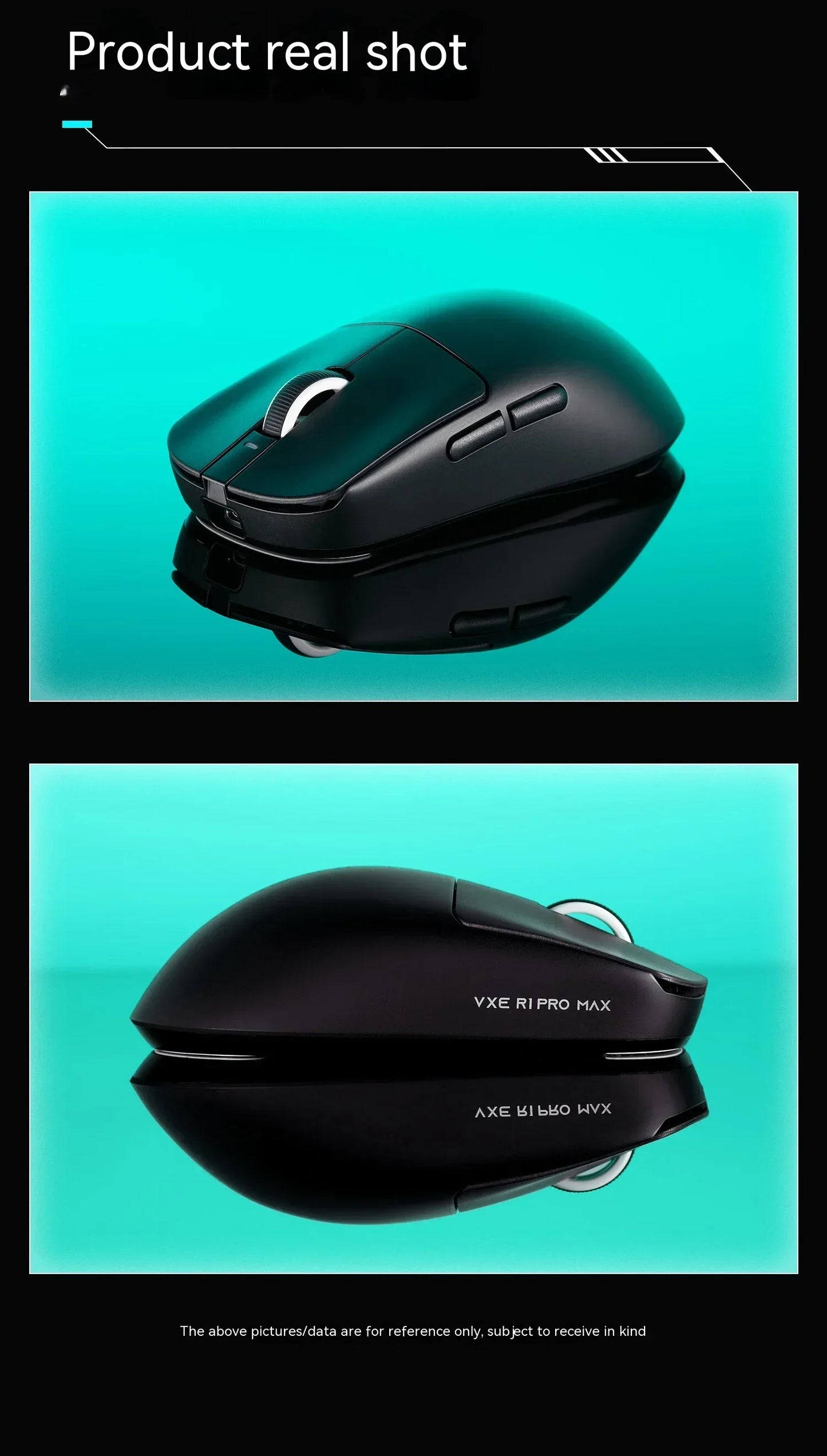 Bezdrátová myš VXE Dragonfly R1 Pro se senzorem Paw3395, Nordic 52840, 2khz, Smart Speed X, nízká latence, kancelářská a herní myš pro PC