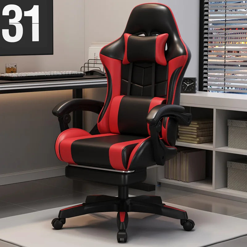Silla gaming para cibercafé y esports Sponge, silla de ordenador para cibercafé, silla de oficina reclinable para el hogar, cómoda y giratoria