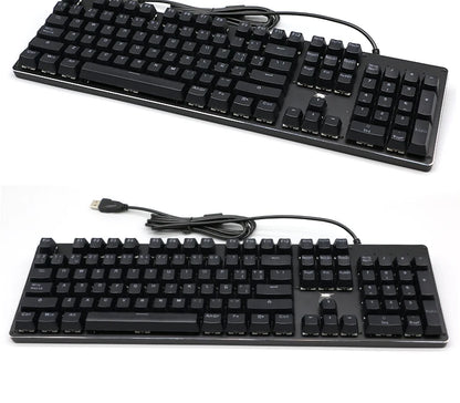 104 Tasten Koreanische, französische, russische, spanische und deutsche hintergrundbeleuchtete Tastenkappen für mechanische Tastaturen mit MX-Switches, OEM-Profil, ABS-Keycaps, DIY