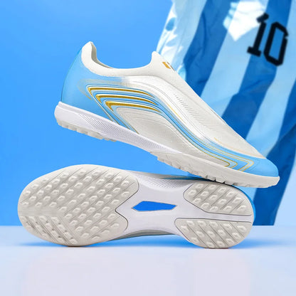 Nouvelles chaussures de football pour hommes TF/FG, chaussures de football professionnelles de haute qualité, chaussures de futsal unisexes pour femmes, vente chaude, crampons ultralégers, baskets.