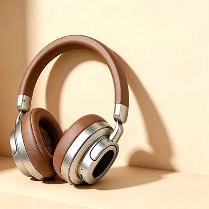 Casque Bluetooth Lenovo rétro, supra-auriculaire, avec boutons physiques, casque sans fil, coussinets d'oreille spacieux, écouteurs stéréo pour les trajets quotidiens.