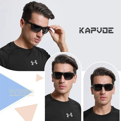 Kapvoe Fishing Sunglasses Polarized Sunglasses for Men Hiking Eyewear UV400 Lens Glasses Glasses HD Lens Outdoor Sunglasses 2026