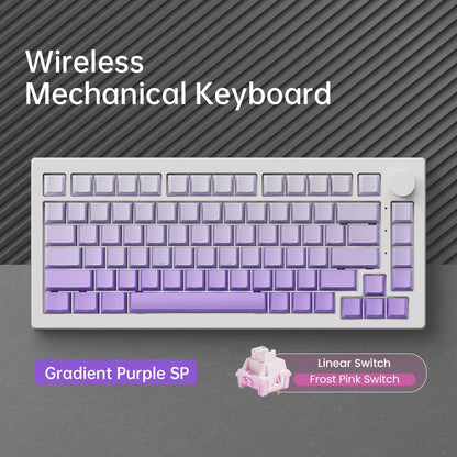 Akko 5075 V3 75% Mechanical Keyboard 8000/10000mAh 2.4GHz Wireless/Wired Type-C/BT 5.0 Hot Swap RGB Gasket for Gaming Typing