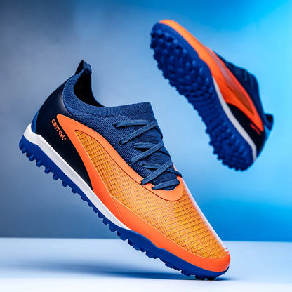 Nouvelles chaussures de football pour hommes, crampons longs pour adultes, chaussures de sport pour l'entraînement en extérieur, respirantes, antidérapantes, confortables pour les garçons, pour les matchs