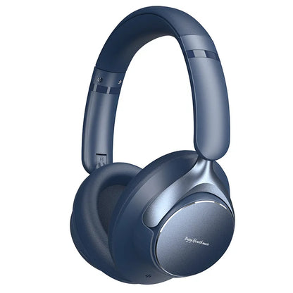 Casque sans fil Bluetooth 5.4 avec ANC, mode basses ULT, autonomie de 50 heures, design pliable pour les voyages et le bureau