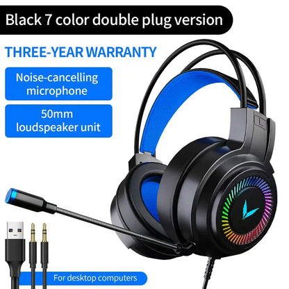 G58 gaming headset gaming wired 7.1 channel PUBG headset computer laptop headset