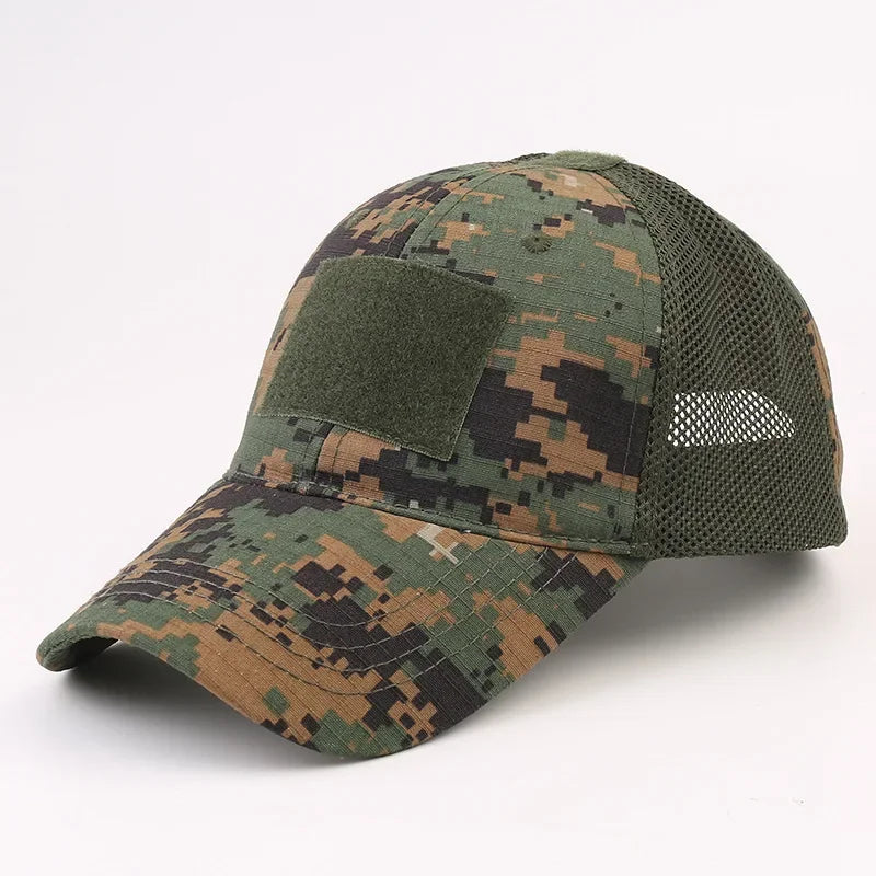 Unisex Sports Outdoor Sunscreen Quick-Drying Hat Men Casual Cap Female Unisex Camouflage Hunting Fishing Army Baseball Cap
