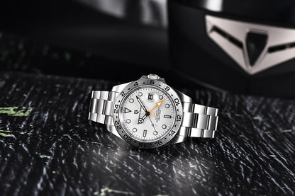 Pagani Design 2026 New Men's Automatic Mechanical Watch Gmt Sapphire Stainless Steel Waterproof 10Bar Luminous Bwg-9 Reloj Hombr