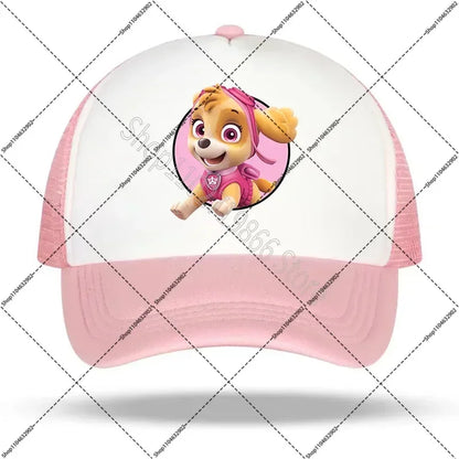 Paw Patrol Hats Chase Skye Baseball Cap Women Man Cute Cartoon Anime Pattern Print Sun Hat Summer Outdoor Caps Birthday Gifts