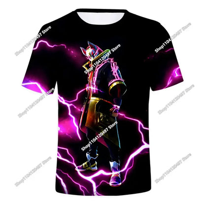 Коледна 3D тениска Fortnite Tees Battle Royale, стрийтуеър за деца, Victory Game, мъже и жени, Harajuku тениска, тийнейджърски дрехи