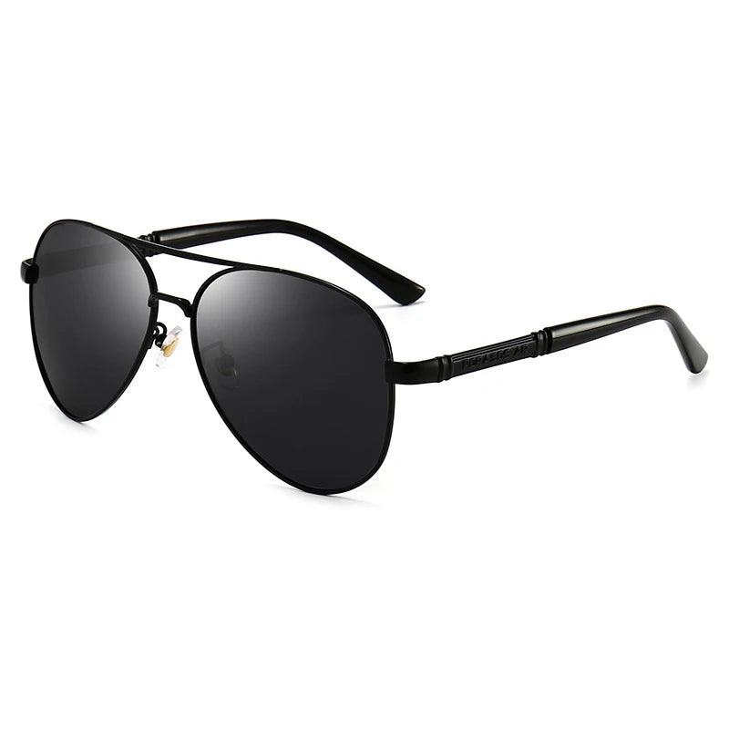 Classic Big Pilot Sunglasses Men Women Luxury Metal Black Aviation Sun Glasses Male Fashion Driving Vacation Shades UV400 Goggle