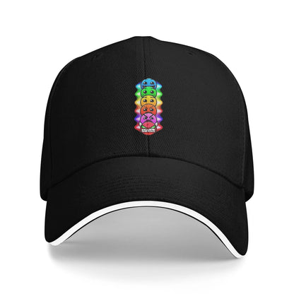 Geometry Game Dash Baseballkasket Casual Ublokeret Niveau Sandwich-hat til mænd og kvinder Åndbart hovedbeklædning til aktiviteter